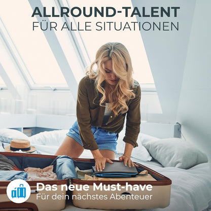 Nirvanashape Mikrofaser Handtuch - Reisehandtuch, Badetuch Für Urlauber in Vielen Farben - Kompakte, Schnelltrocknende Microfaser Handtücher Als Strandtuch, Sporthandtuch - Für Reisen, Camping, Sport