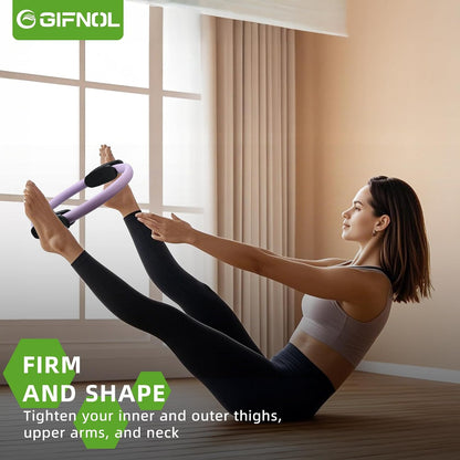 Pilates-Ring Und Ball-Set Mit Widerstandsbändern, Pilates-Ausrüstung Für Heimtraining, 35,6 Cm Und 30,5 Cm, Pilates-Ringe, 2 Pilates-Bälle, 5 Widerstandsbänder Zum Straffen Von Armen