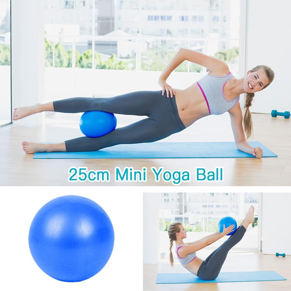 COMETX Yoga-Sets Für Frauen Zu Hause Pilates Ausrüstung Pilates Magic Ring Beute Bänder Zum Trainieren Der Gesäßmuskulatur Yoga Ball 25 Cm Form 8 Widerstandsband Yoga-Bänder Zum Dehnen
